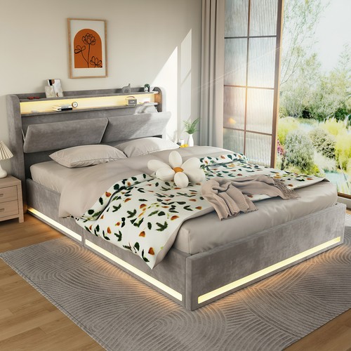 Storage led upholstered - led, plush