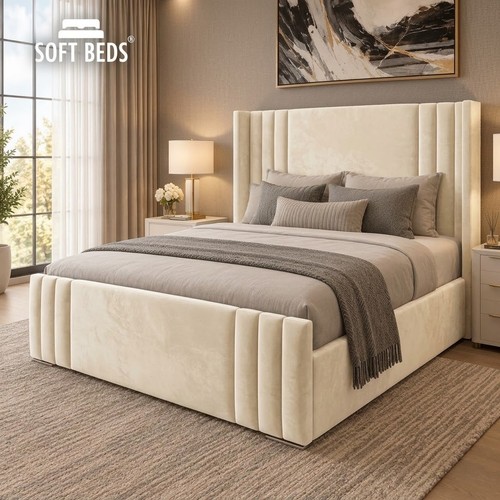 Winged panel bed - winged, frame