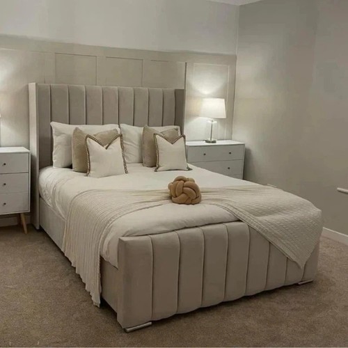 Ottoman winged panel bed - ottoman,