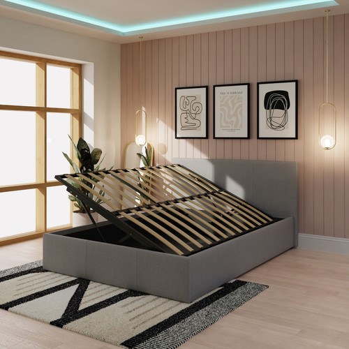 Side lift double ottoman - side,