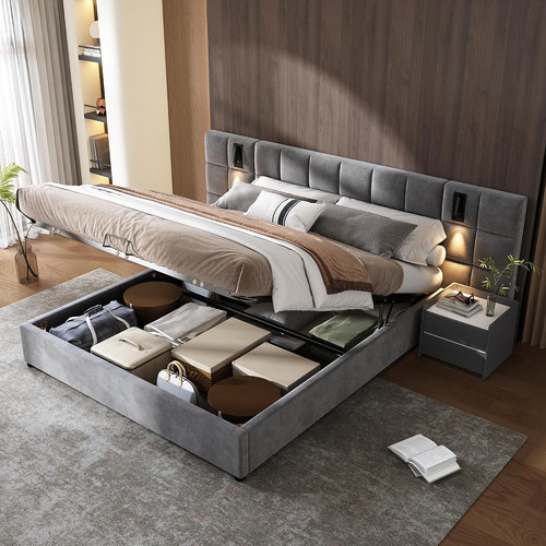 Ottoman bed sale 4ft6 double - 4ft6,