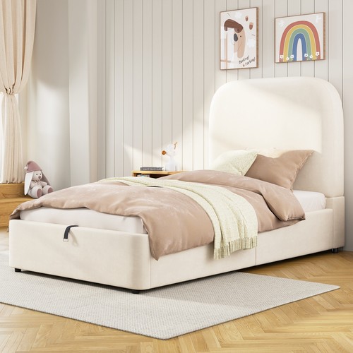 Upholstered bed 3ft single - upholstered,