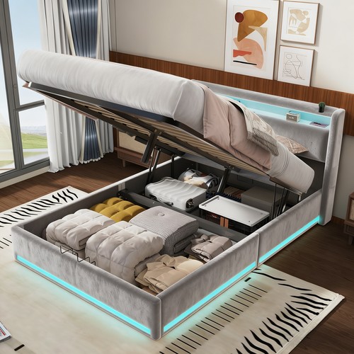 New led ottoman storage - led, panel